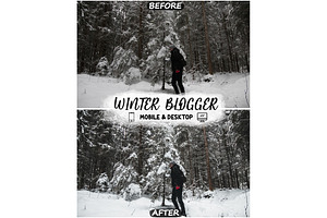 10 Winter Blogger Lightroom Presets