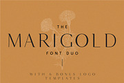 Marigold - Font duo and logo set, a Serif Font by Tropical Type (Thumbnail 1 of 11)