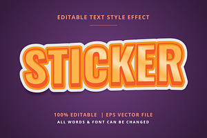 Editable Vector Text Effect Vol.3