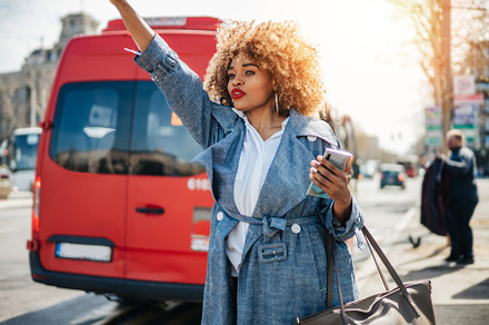 Black woman city lifestyle, a Person Photo by REDDOT Studio