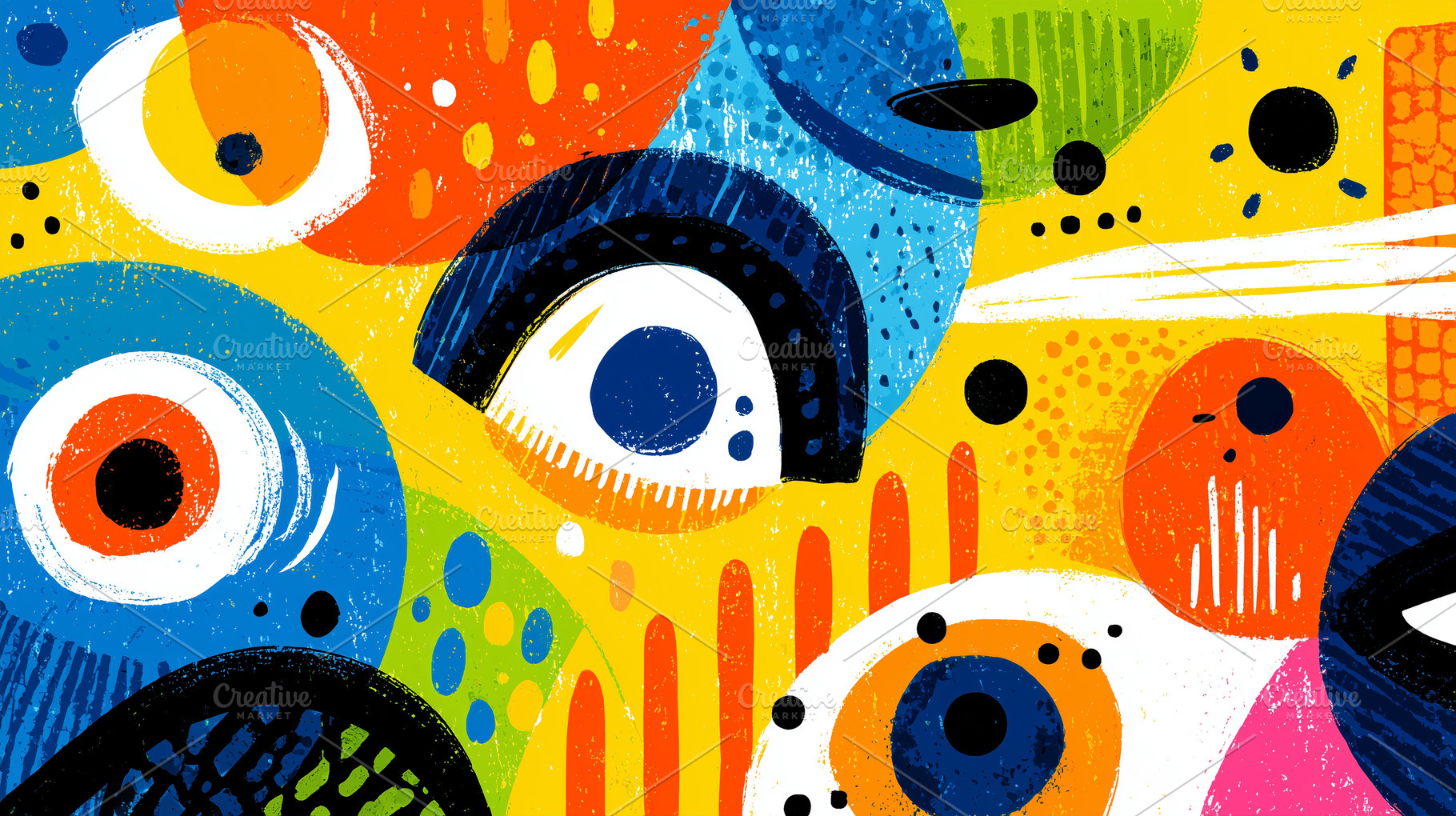 Vibrant abstract illustration with, an Abstract Photo by MistyDay