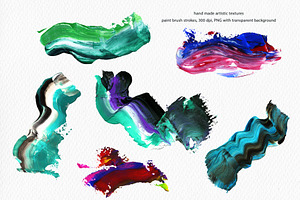 Acrylic Brush Strokes Textures