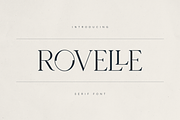 Rovelle — An Elegant Serif Font, a Serif Font by Only Fonts (Thumbnail 1 of 11)