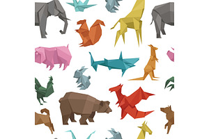 Origami Paper Animals, Geometric