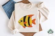 Fish Embroidery Design Bundle, a Solid Icon by Craft Nest (Thumbnail 3 of 6)