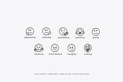 Emoji Font - Dingbats Font, a Symbol Font by pixelcolours (Thumbnail 7 of 14)