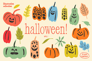 Halloween Illustrations - Handmade, an Illustration by Studio Funshop by Kelli