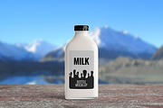 Milk Bottle Mock-Up 2 (Big), a Packaging Mockup by AY Mock-Ups (Thumbnail 11 of 11)