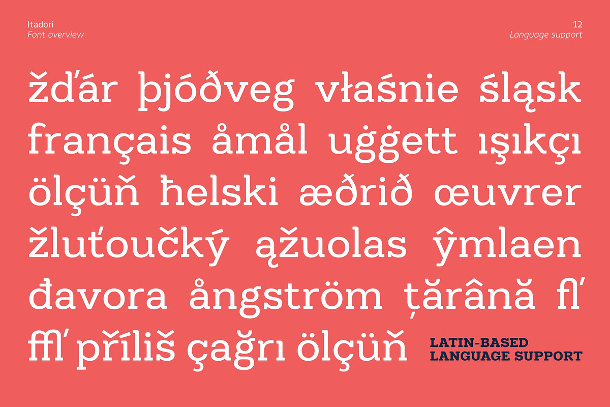 Itadori, a Slab Serif Font by Zafara Studios (Photo 12 of 12)