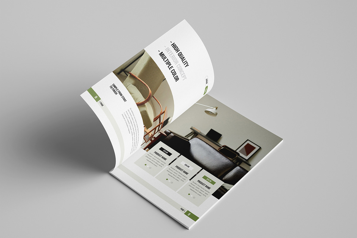 Product Catalog Brochure Template, a Brochure Template by Spark_Creative (Photo 5 of 13)