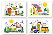 10 Eco Friendly Smart Home, a Technology Illustration by denayunebgt (Thumbnail 2 of 4)