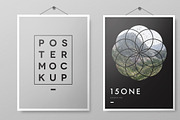 Poster Mockup, a Print Template by Ember Co. (Thumbnail 2 of 5)