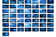 Futuristic Technology Backgrounds, a Background Graphic by MarisoArt (Thumbnail 2 of 5)
