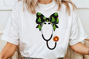 Christmas Nurse Coquette Bow Png, a Seasonal Illustration by Rose Art (Thumbnail 4 of 4)