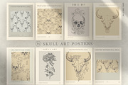 SKULL ART POSTERS, a Texture Illustration by LanaDzi (Thumbnail 8 of 9)