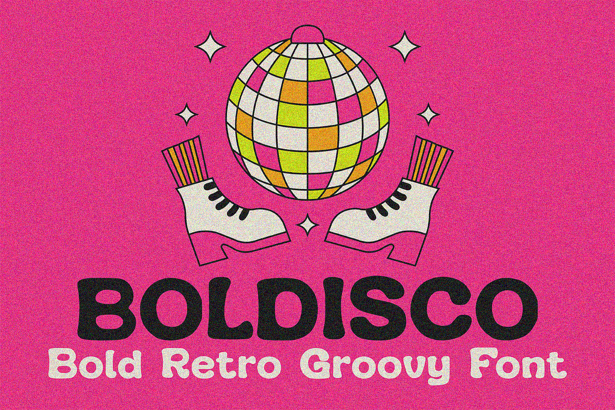 Boldisco, a Sans Serif Font by Cool Worker (Photo 1 of 7)