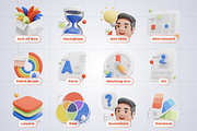 Graphic Design Tools 3D Icon Set, an Object 3D Model by Illustraly Design (Thumbnail 8 of 8)