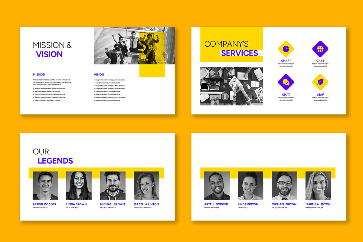 Company Profile Presentation, a Presentation Template by ContestDesign (Photo 3 of 6)