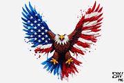 Patriotic American Eagle 4th of July, an Illustration by Designworld (Thumbnail 1 of 5)