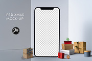 Mock up xmas screen phone, a Device Mockup by JAY MID IMAGE (Thumbnail 5 of 5)