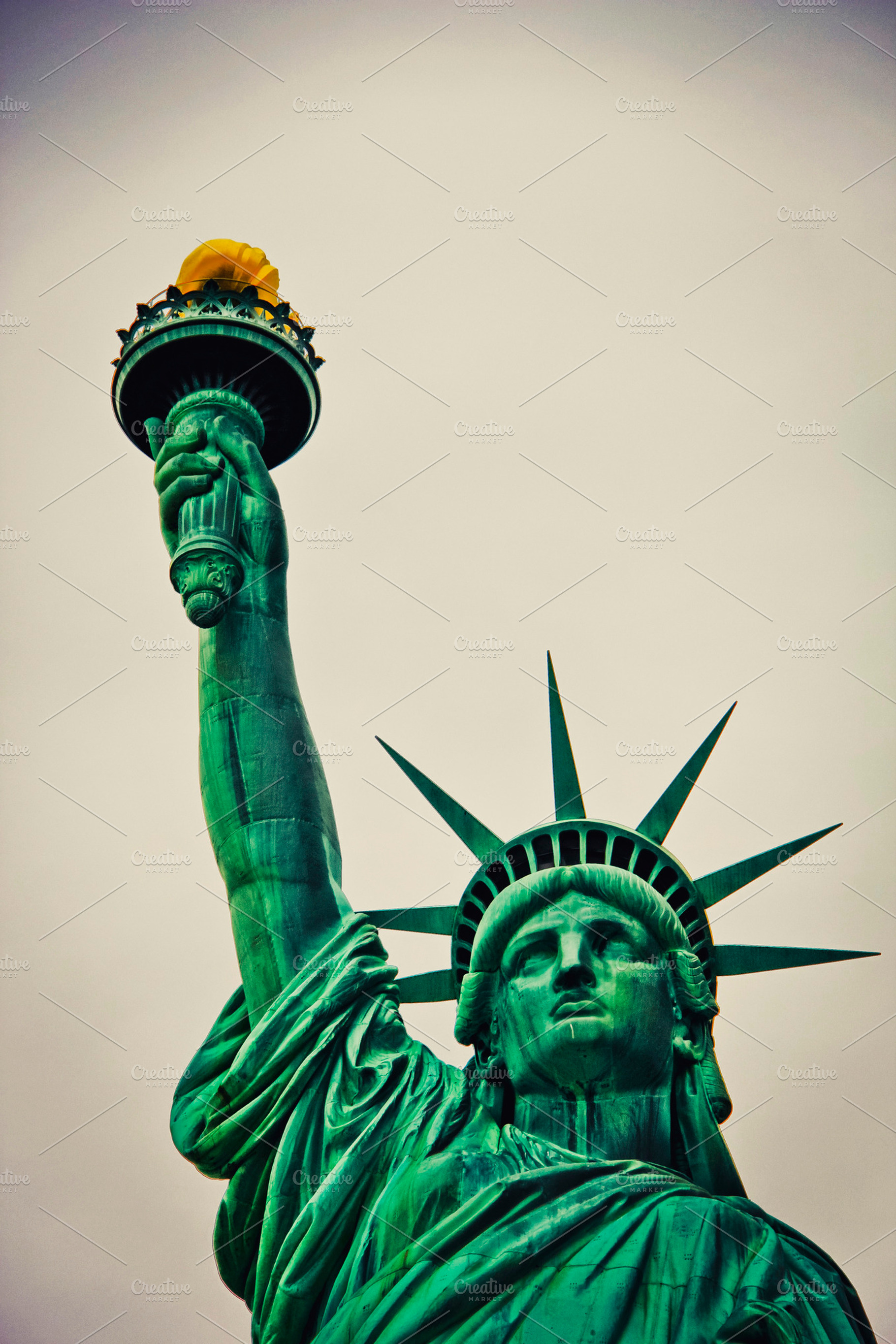Statue of Liberty Close up, an Architecture Photo by boca2600