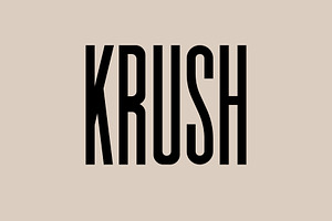 Krush Font
