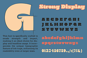 Strong Display Sans Family, a Slab Serif Font by xdCreative (Thumbnail 7 of 8)