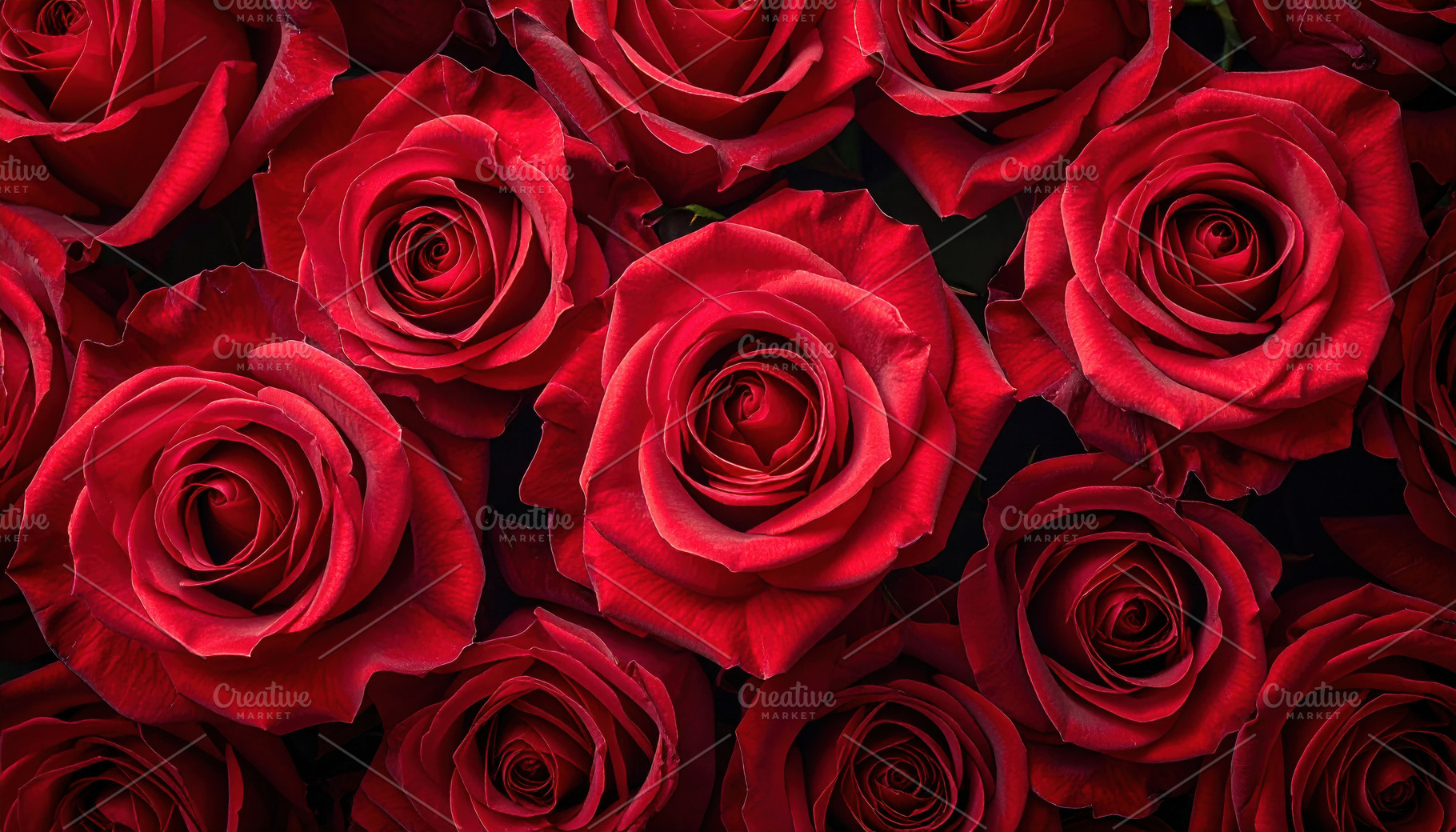 Close-up red roses floral texture, a Background Photo by Davizro's Market
