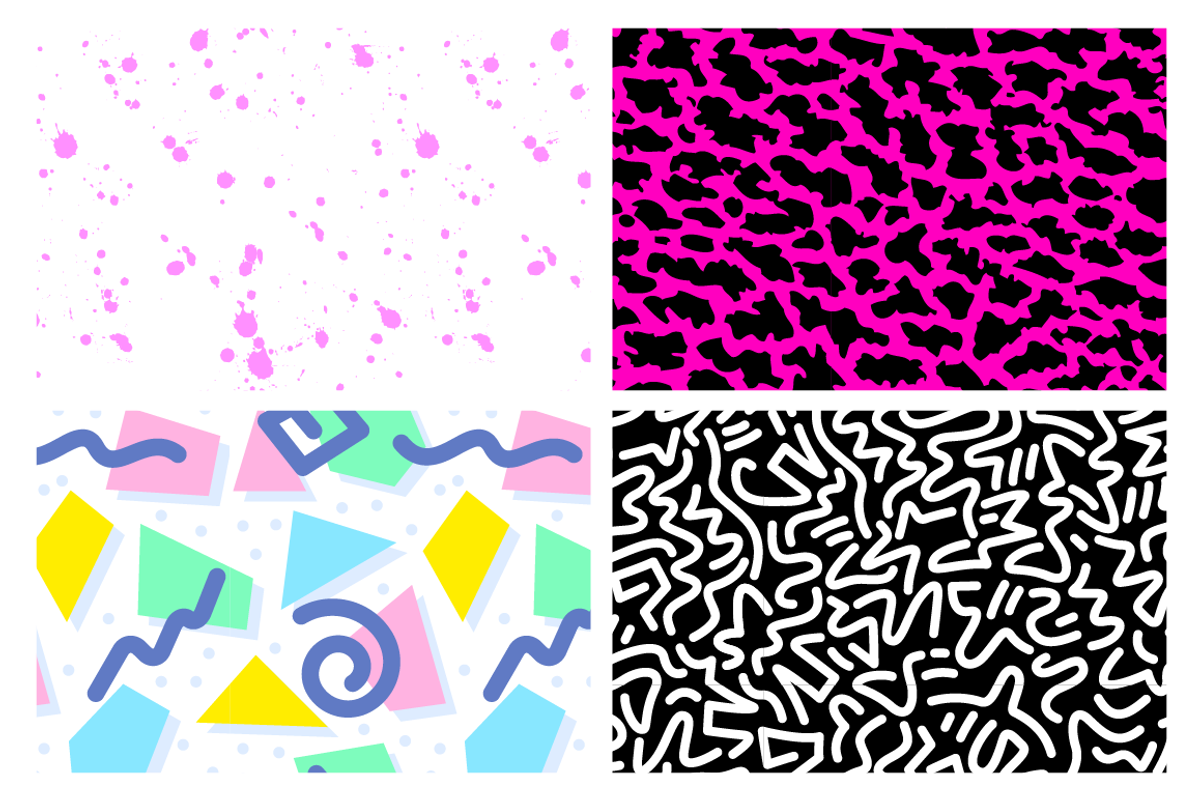 80's Fever - 24 Patterns!, a Pattern Graphic by fontalicious (Photo 4 of 9)