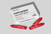 Supplement Sachet Box Mockup, a Packaging Mockup by Unerispace (Thumbnail 3 of 4)