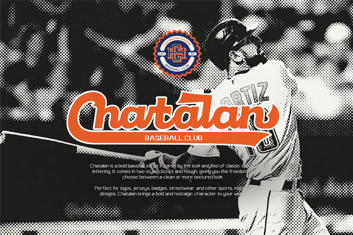 Bassball & Varsity fonts, a Script Font by panakota studio (Photo 8 of 18)