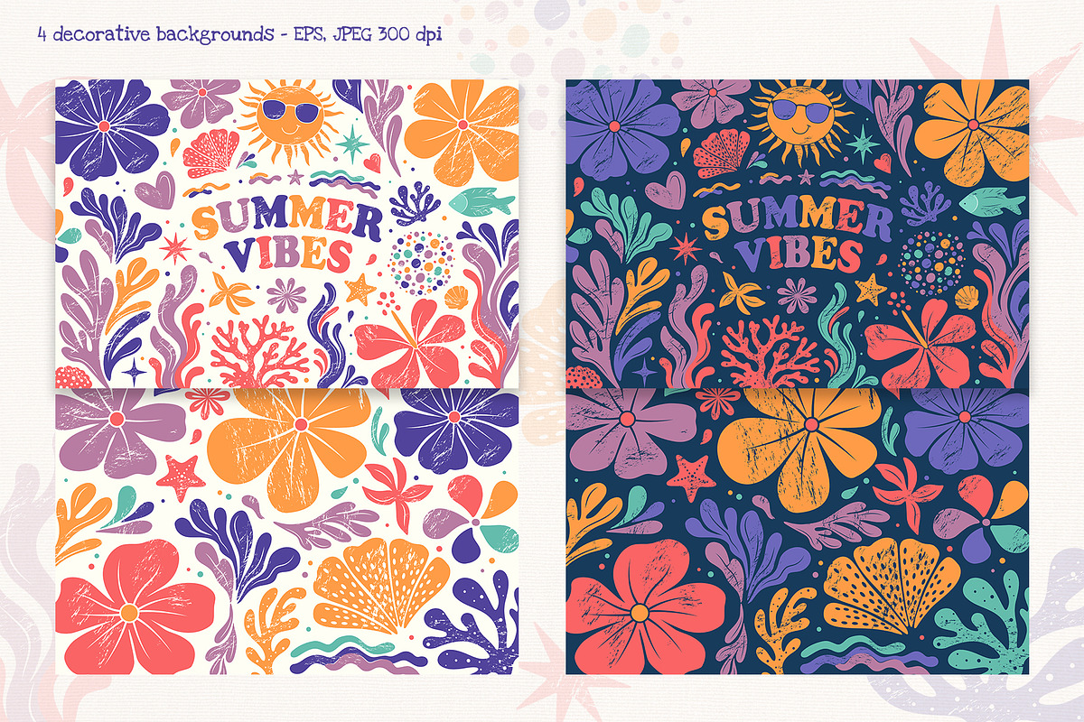 Tropical Summer Vector Clipart, an Illustration by Hanna's ArtLab (Photo 5 of 7)