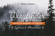 Wayfinder, a Script Font by Dead Moose Studio (Thumbnail 1 of 11)