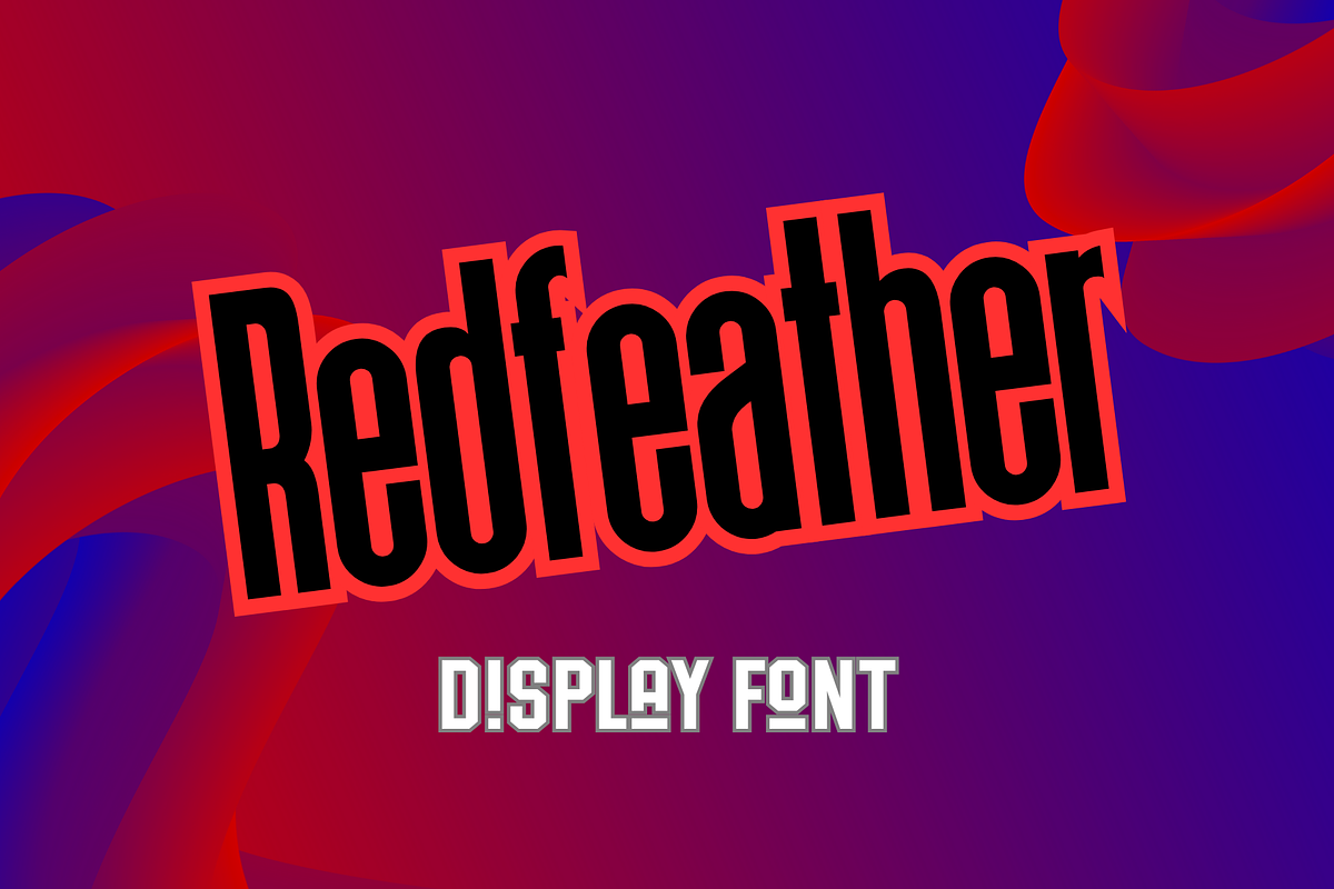 RedFeather Display fonts, a Script Font by Aditastudios (Photo 1 of 3)