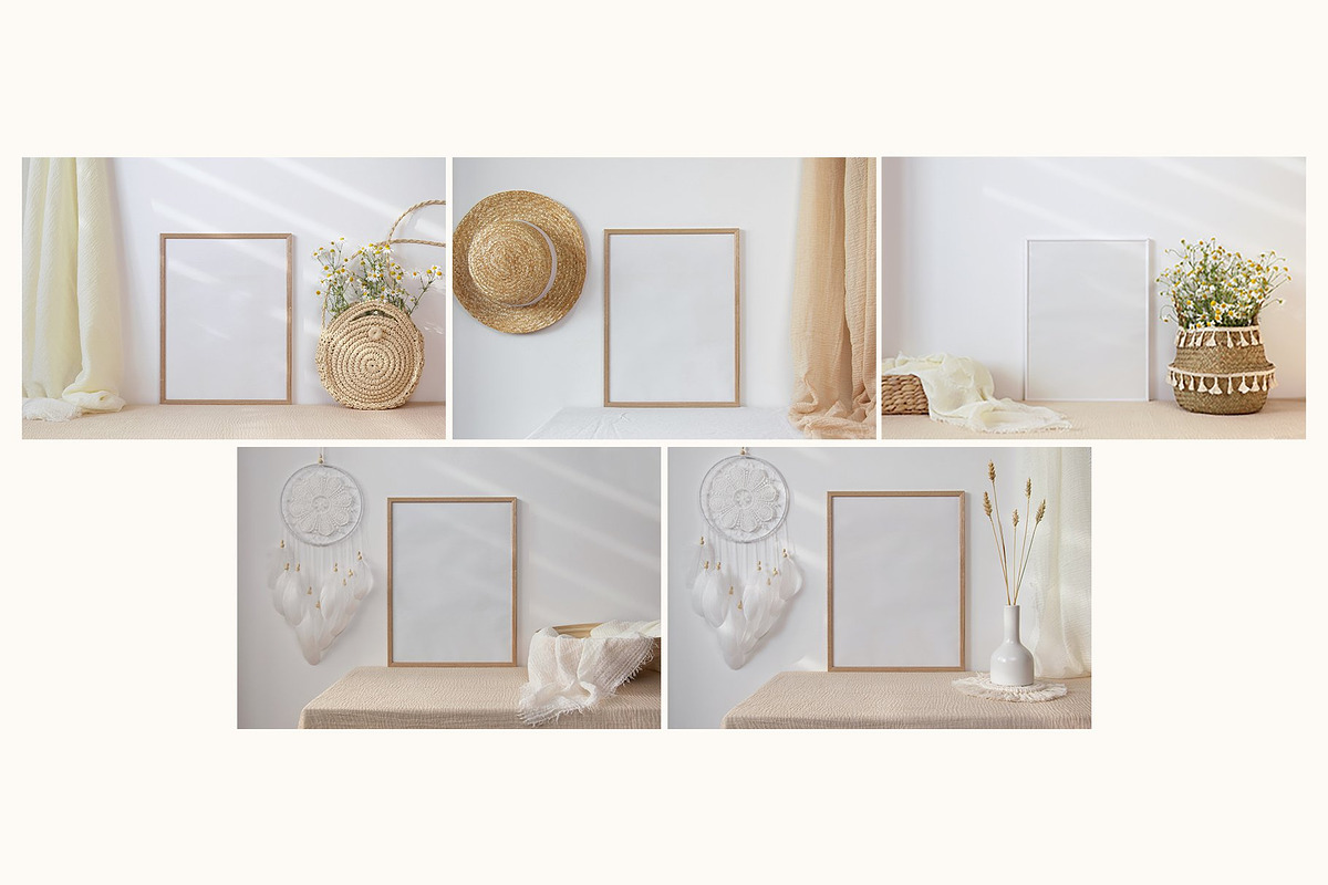 Photo Frame Mockup Bundle, a Print Template by PawMockups (Photo 4 of 11)