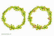 Watercolor Fall acorns collection, a Texture Illustration by Colibri Watercolor (Thumbnail 5 of 5)