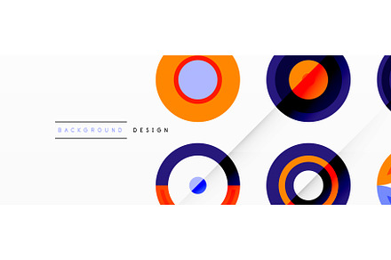 Colorful circles in a grid, an Illustration by antishock