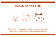 Pet Care Icon Pack, an Outline Icon by Tekuni (Thumbnail 6 of 10)