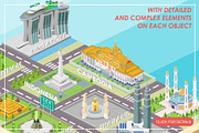 Isometric Landmark of Southeast Asia, an Object Illustration by Hellas Fellas Studio (Thumbnail 4 of 5)