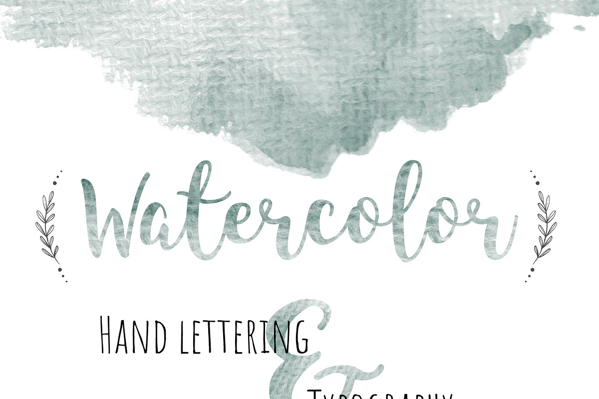 Watercolor Brush Texture｜Eucalyptus, a Texture Graphic by Sahar Heumesser (Photo 4 of 5)