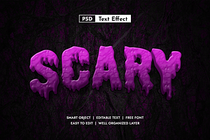 Set Of Horror Text Effect Vol 2