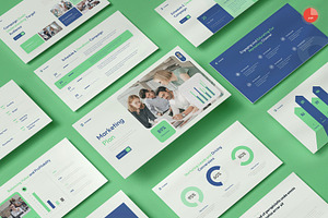 Marketing Plan, a Presentation Template by Pixslides