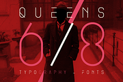 QUEENS 68 - Fonts., a Sans Serif Font by David is Creative (Thumbnail 1 of 5)