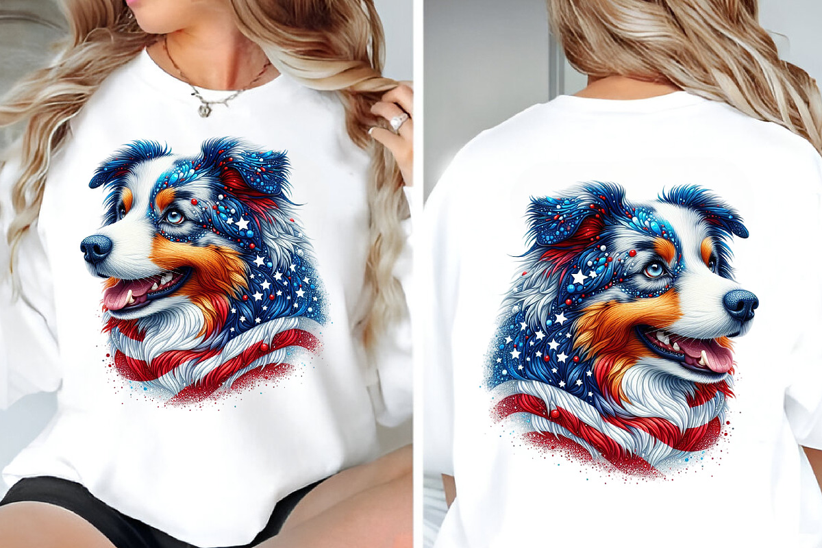 American Dog Patriotic Dog USA, an Illustration by Designworld (Photo 6 of 7)