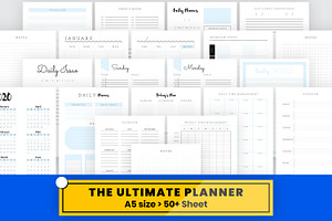 A5 Ultimate Planner Sheet