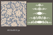 Big classic vintage lace collection., a Pattern Graphic by Ajuga (Thumbnail 3 of 10)