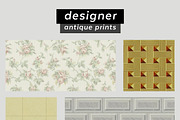Designer Antique Print Patterns, a Pattern Graphic by ISEEYOUPATTERN (Thumbnail 6 of 7)