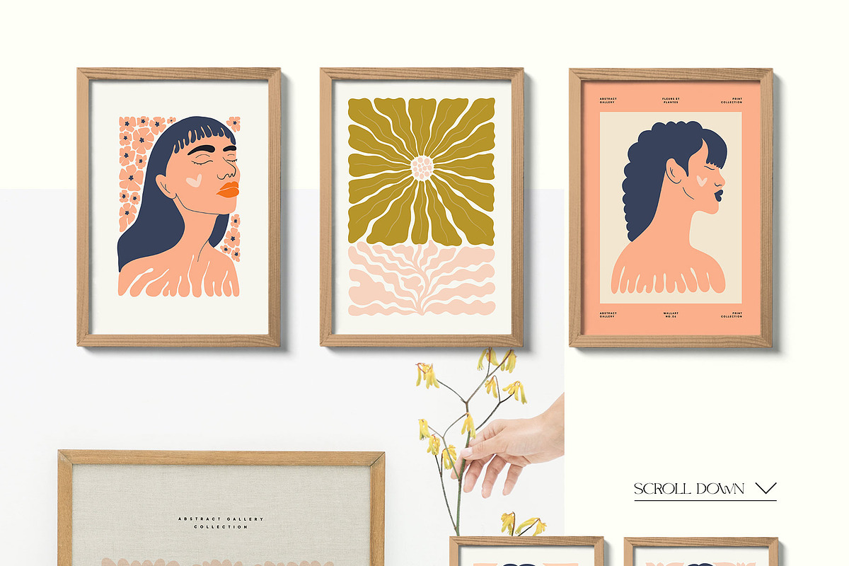 Flowers Girls | Wall Art Creator, an Object Graphic by Leleka.Store (Photo 7 of 15)