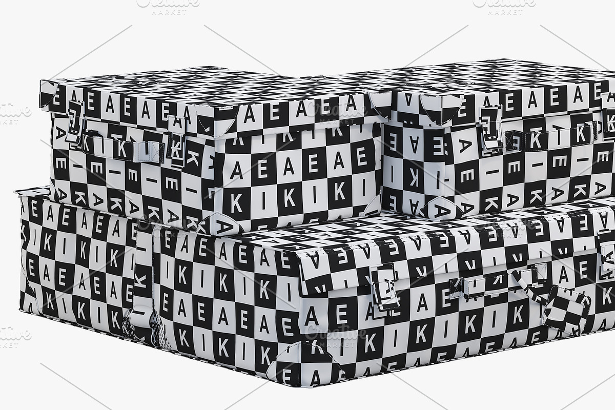 Flyttbar box set 3d model, an Object 3D Model by 3dmitruk (Photo 8 of 10)