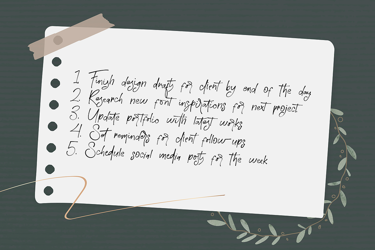 Timeless Handwritten, a Handwritten Font by BearyType Studio (Photo 9 of 9)